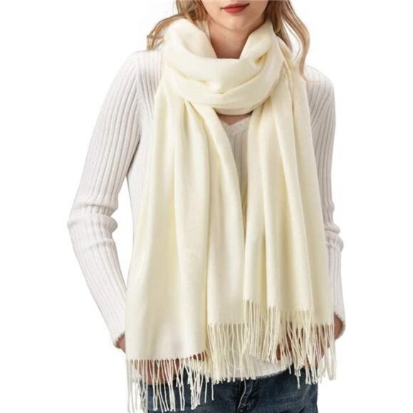 Winter Scarf Cashmere Feel Pashmina Shawl Wraps Soft Warm Blanket for Women - Picture 2 of 6